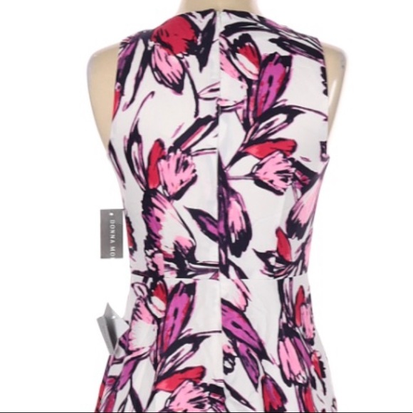 NWT Donna Morgan Floral Fit and Flare A-line Dress - Picture 5 of 14